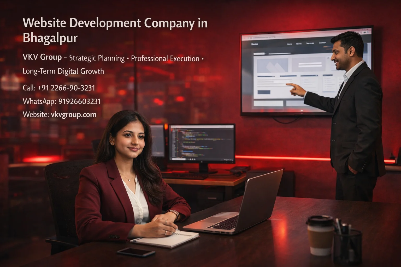 Website Development Company in Bhagalpur with vkv group