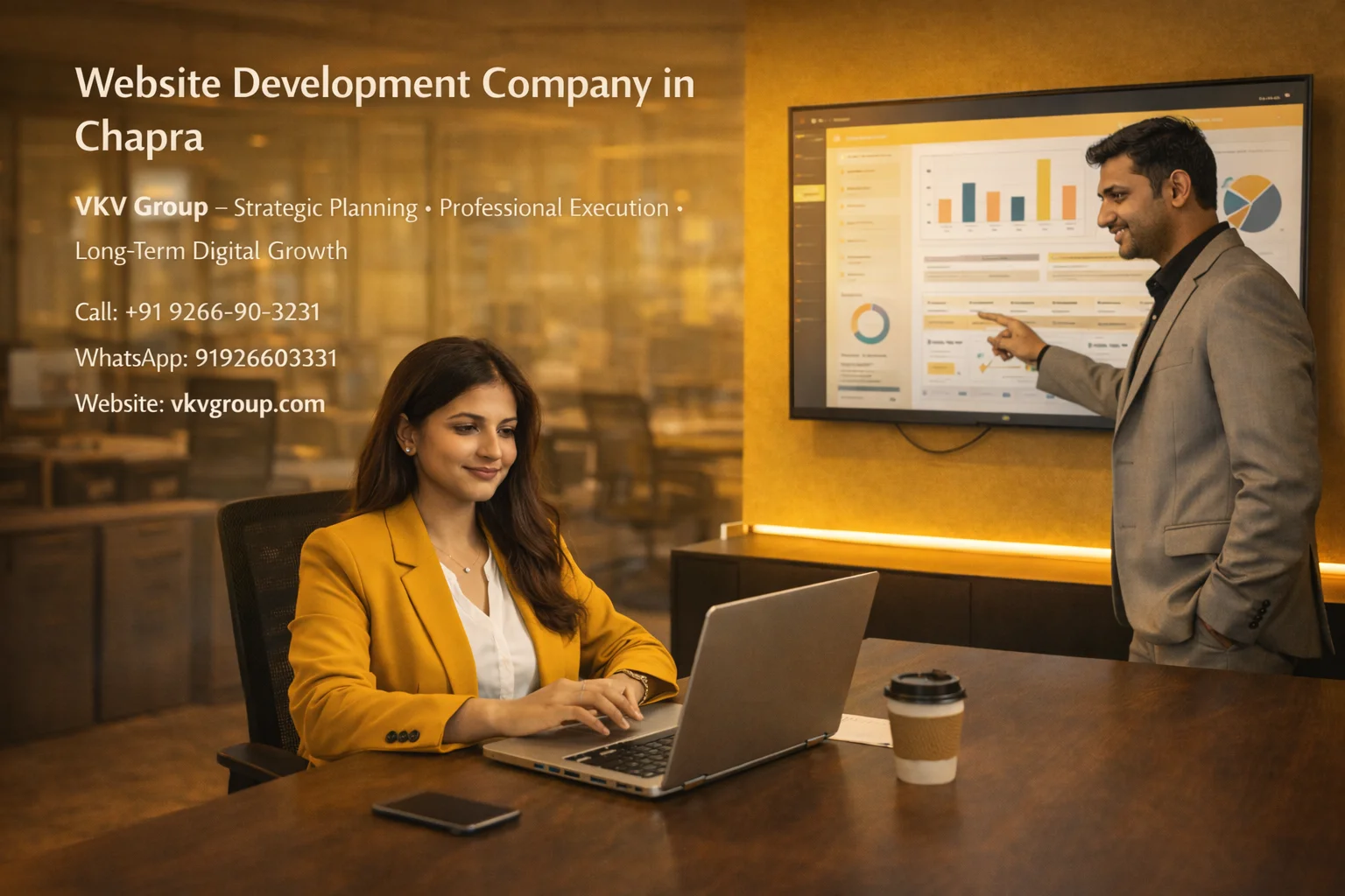 Website Development Company in Chapra with VKV Group