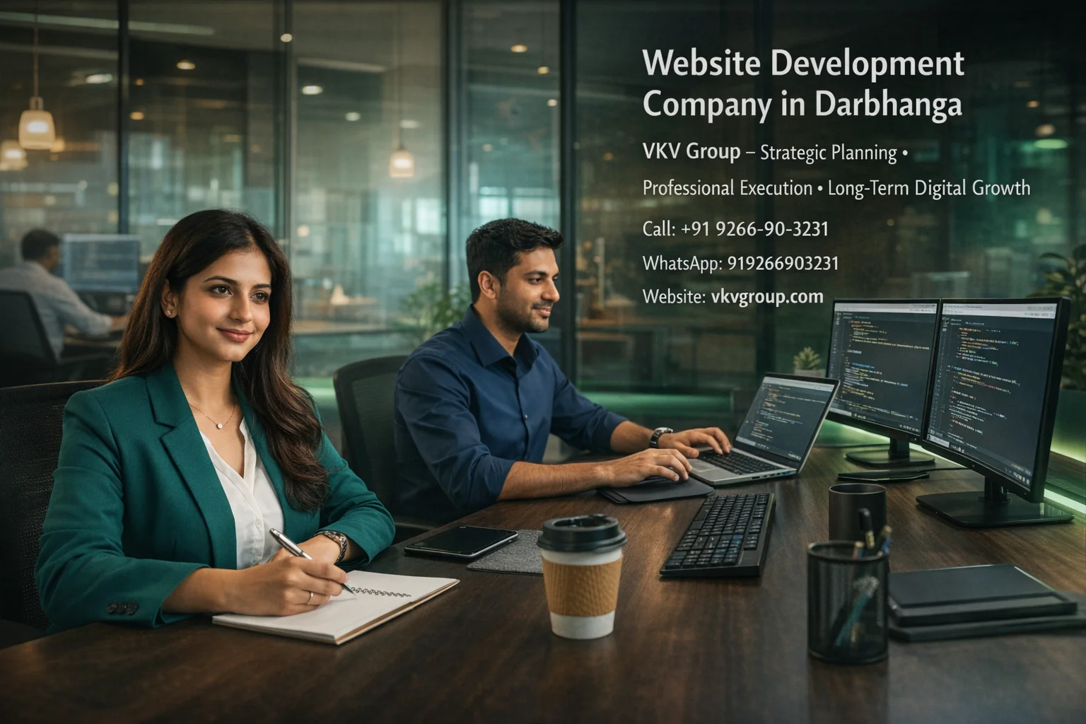 Website Development Company in Darbhanga with vkv group