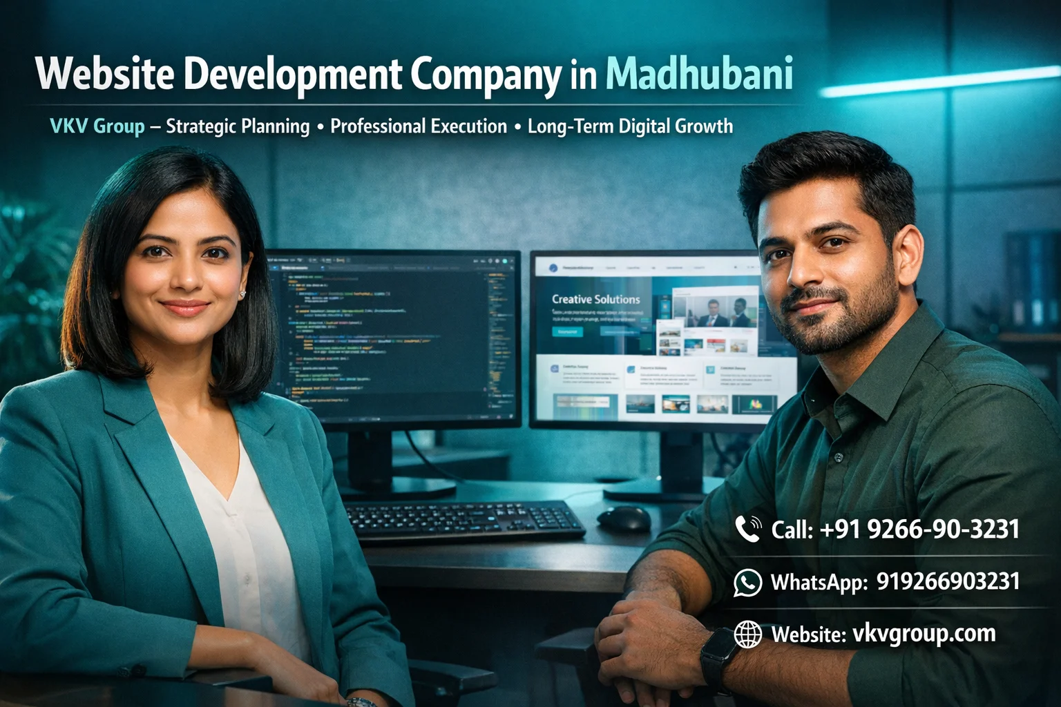 Website Development Company in Madhubani with vkv group