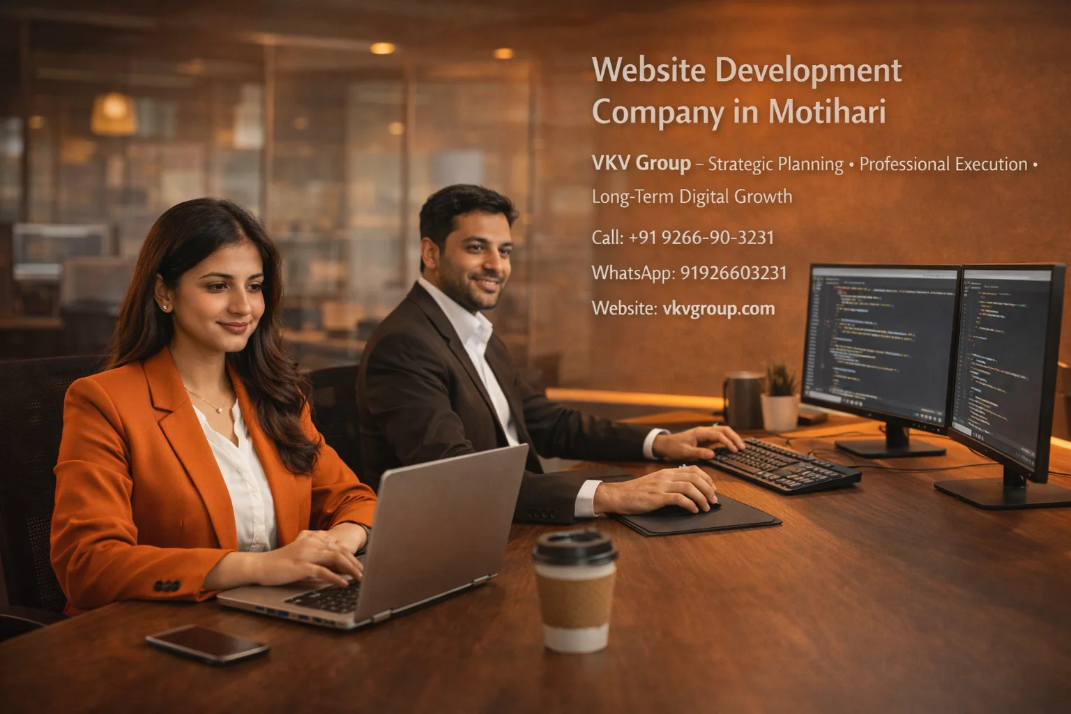 Website Development Company in Motihari with vkv group