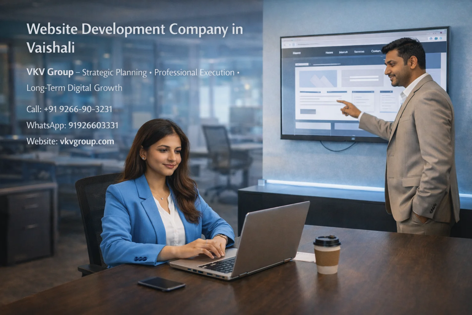 Website Development Company in Vaishali with vkv group