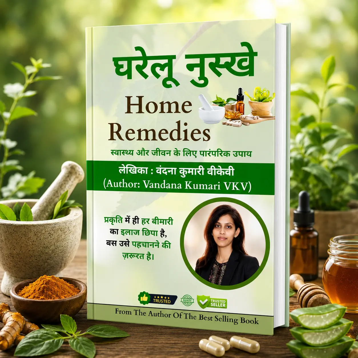 घरेलू नुस्खे (Home Remedies) - Author Vandana Kumari VKV book cover
